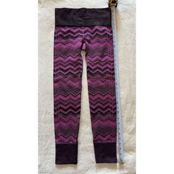 Lululemon Ebb to Street Leggings Heathered Regal Plum Chevron Size 6 - Picture 5 of 5